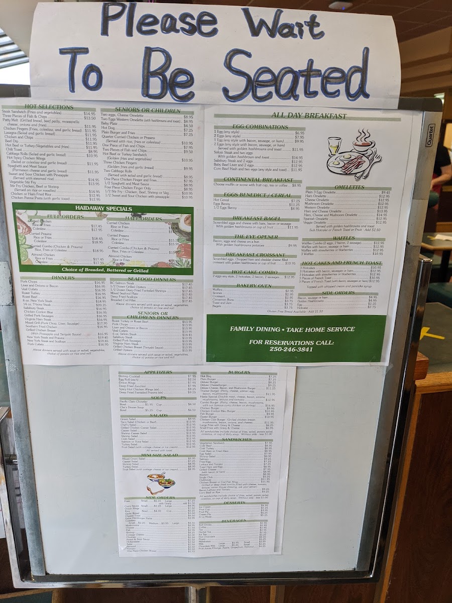 Haida Way Restaurant Menu - Image 6